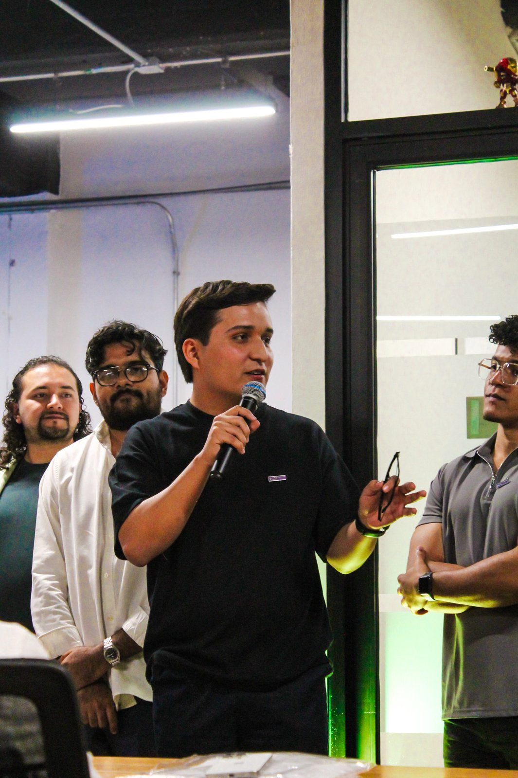 Demo Day — founder presentando