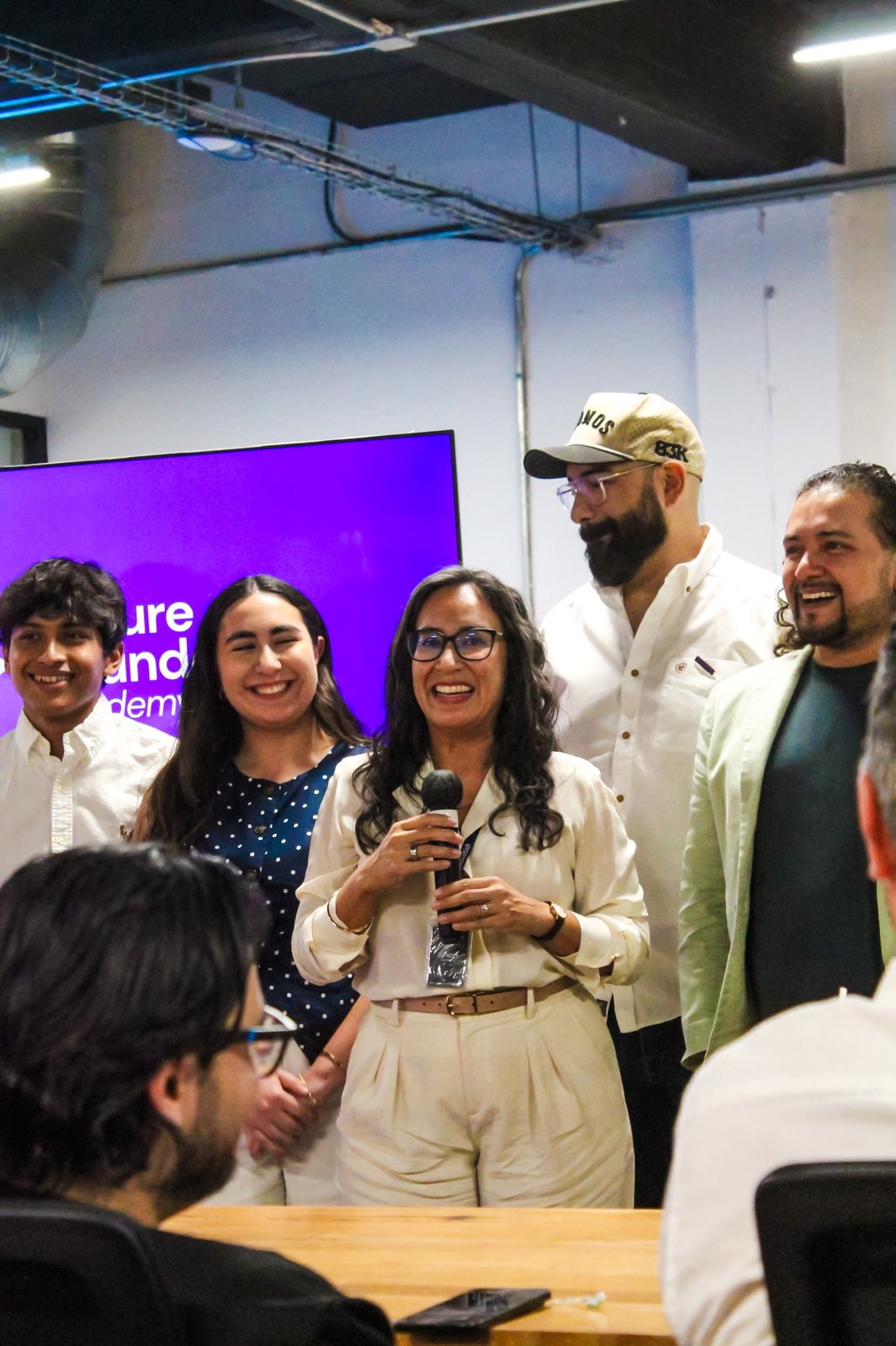 Demo Day — founder presentando